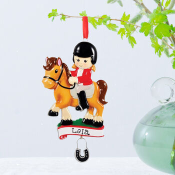 Personalised Hanging Horse Pony Gift Decoration, 2 of 12