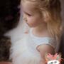 Aria In Cream ~ Party Or Flower Girl Dress, thumbnail 4 of 8