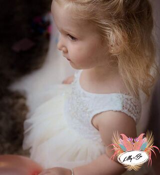 Aria In Cream ~ Party Or Flower Girl Dress, 4 of 8