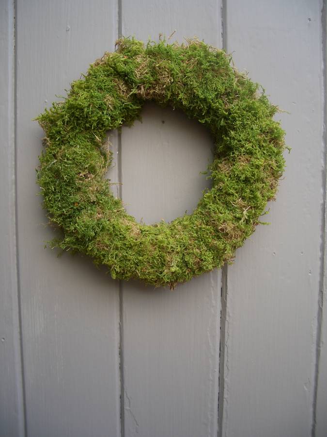 green moss wreath by pippa designs | notonthehighstreet.com