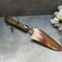 Garden Hand Trowel Steel Copper Blade With Wooden Handle Gift, thumbnail 12 of 12