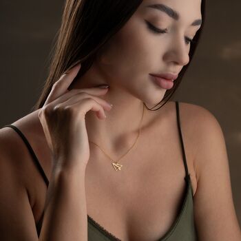 'Ready For Adventure' Paper Plane Necklace, 3 of 10