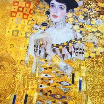 Klimt Adele Bloch Bauer Art Cushion Cover, 3 of 10
