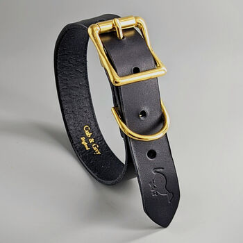 Personalised Luxury Leather Dog Collar, 6 of 12