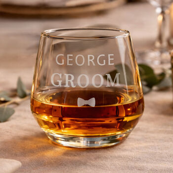 Personalised Groom Tumbler Gift Boxed, 3 of 4