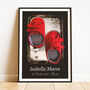 Personalised Baby Shoes Childhood Art Print, thumbnail 1 of 5
