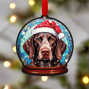 German Shorthaired Pointer Dog Tree Decoration, 2 of 2
