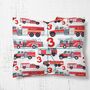 Personalised Fireman Fire Truck Wrapping Paper, thumbnail 8 of 9