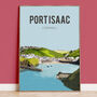 Port Isaac, Cornwall Fine Art Travel Poster, thumbnail 1 of 8