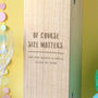 No One Wants A Small Glass! Funny Personalised Wine Box, thumbnail 1 of 6