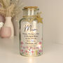 Personalised Birthday Floral LED Jar For Nan Or Grandma, thumbnail 2 of 5