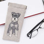 Embroidered Dog Glasses Case, thumbnail 1 of 8