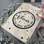 Personalised Christmas Eve Bag Two Natural With Black, thumbnail 12 of 12