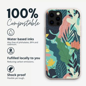 Tropical Forest Biodegradable Phone Case, 2 of 12