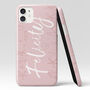 Personalised Dusty Pink Sketch Phone Case, thumbnail 6 of 6