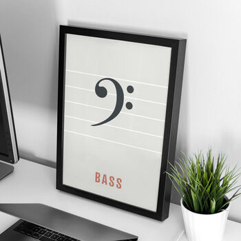 Bass Clef Print | Music Theory Poster, 7 of 10