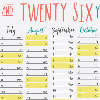 2026 Wall Planner A2, 5 of 5