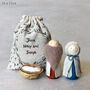 Mini Nativity Character Set Mary Joseph– Christmas Decoration Gift, thumbnail 1 of 5