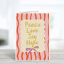 Peace, Love, Joy, Hope Christmas Card, thumbnail 2 of 4