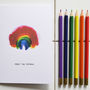 Chase The Rainbow Greetings Card, thumbnail 1 of 3