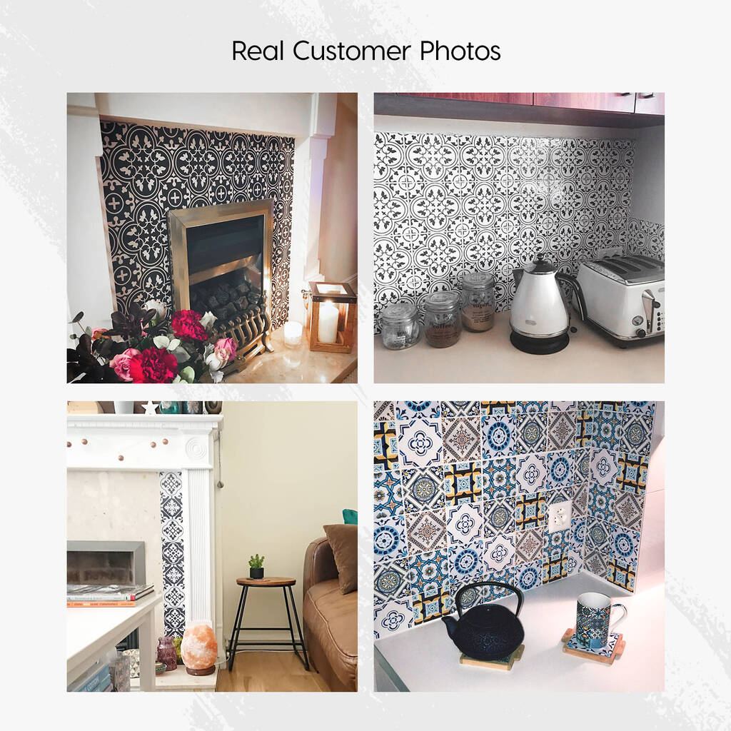 Concrete Green Tile Decal Sticker Set Pack Of 24 By SirFace Graphics