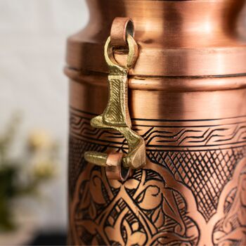 Handmade Copper Coffee Making Set – Solid Copper Pot And Jar Set, 3 of 5