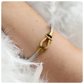 Personalised Horseshoe Bangle, 11 of 12