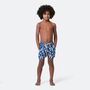 Father And Son Matching Blue And Coral Boat Swim Shorts, thumbnail 5 of 8