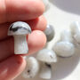 Labradorite Mushroom Crystal Gift With Pouch And Card, thumbnail 4 of 8