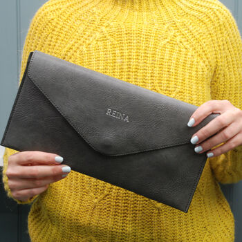 Monogram Bea Brights Envelope Clutch Bag, 10 of 12
