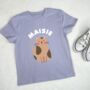 Personalised Kids Cat T Shirt, thumbnail 1 of 2