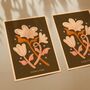 ‘Fleurs And Stars Two’, Bohemian Floral Art Print, thumbnail 6 of 7