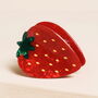 Large Red Strawberry Hair Clip, thumbnail 2 of 3