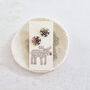 Snowflake Stud Earrings. A Snow Globe Suprise, thumbnail 3 of 3