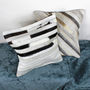 Cowhide Small Stripes Cushions Covers By G Decor, thumbnail 1 of 5