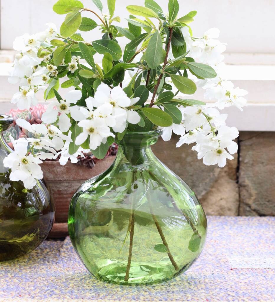 Recycled Glass Vase By Ibbi Direct Ltd Notonthehighstreet Com   Original Recycled Glass Vase 