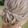 Delicate Pearl And Crystal Hair Vine, thumbnail 1 of 4