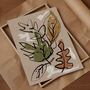 Leaves Cosy Art Print, thumbnail 1 of 5