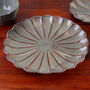 G Decor Petal Bloom Handcrafted Stoneware Tableware Collection Floral Carved Plates And Bowls, thumbnail 7 of 7