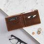 Personalised Leather Wallet With Adventure Engraving, thumbnail 4 of 6