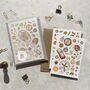 Watercolour Christmas Dinner Card Set Of Six, thumbnail 4 of 7
