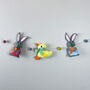 Easter Bunnies And Chick Garland, thumbnail 1 of 6