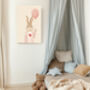 Bunny Rabbit You Are Loved Nursery Art Print, thumbnail 3 of 3