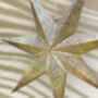 Liberty Noir | Black And White Paper Star Lantern, thumbnail 3 of 4