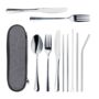 Stainless Steel Travel Cutlery Gift Set For Him, thumbnail 7 of 7