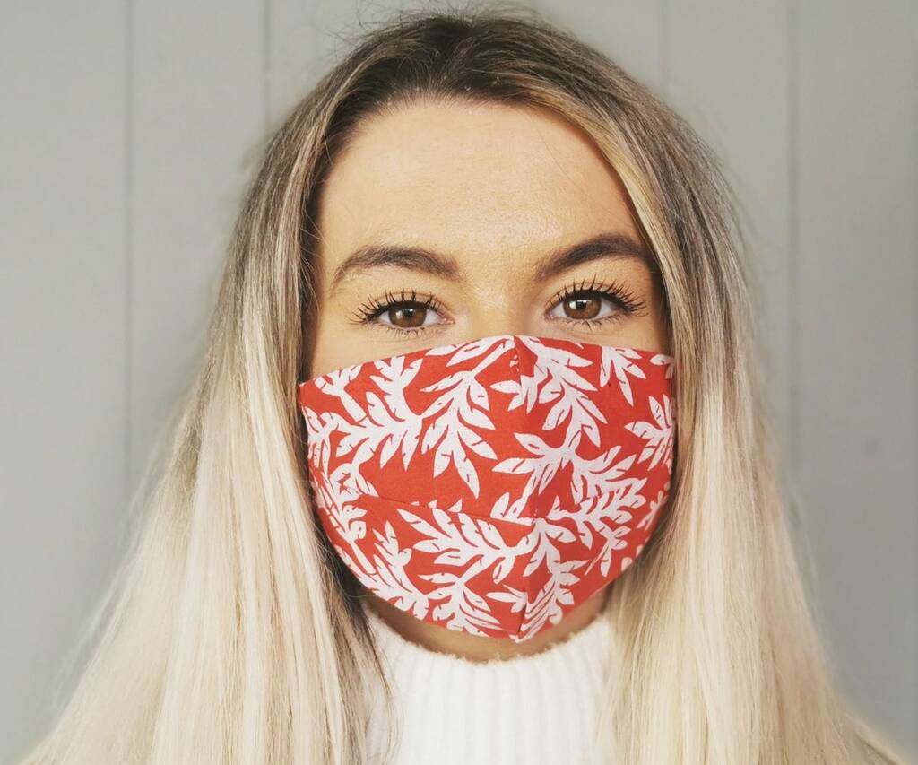 Colourful Fabric Face Mask, 1 of 10