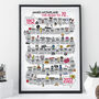 70th Birthday Personalised Print ‘The Road To 70’, thumbnail 8 of 12