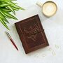 Indra Celtic Winged Dragon Leather Journal, thumbnail 1 of 9