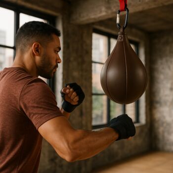 Personalised Leather Boxing Speedball, 8 of 11