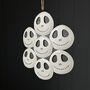 Seven Skeleton Faces Hanging Halloween Decoration, thumbnail 3 of 3